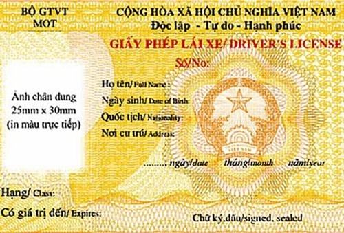 giấy phép lái xe