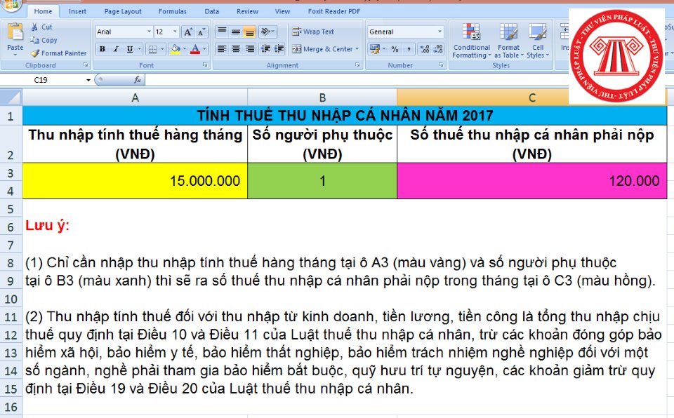 Thuế Thu nhập cá nhân