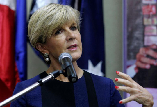 Ngoại trưởng Julie Bishop