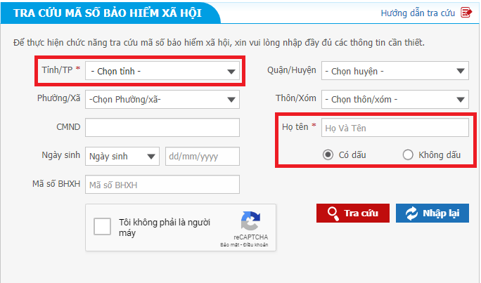 Cách tra cứu BHXH