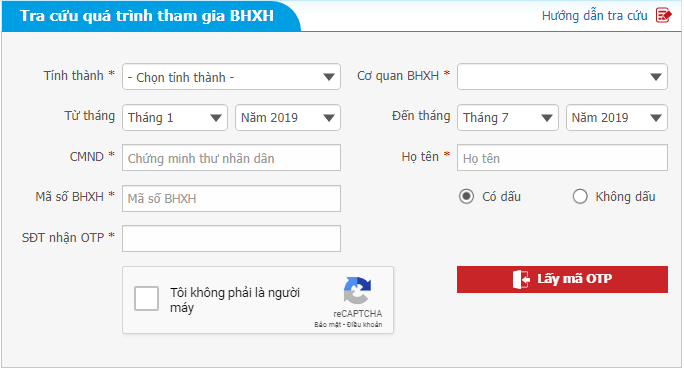 Cách tra cứu BHXH