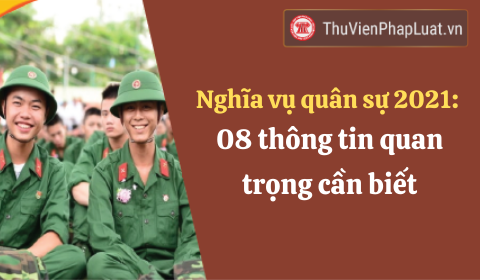 nghĩa vụ quân sự 2021